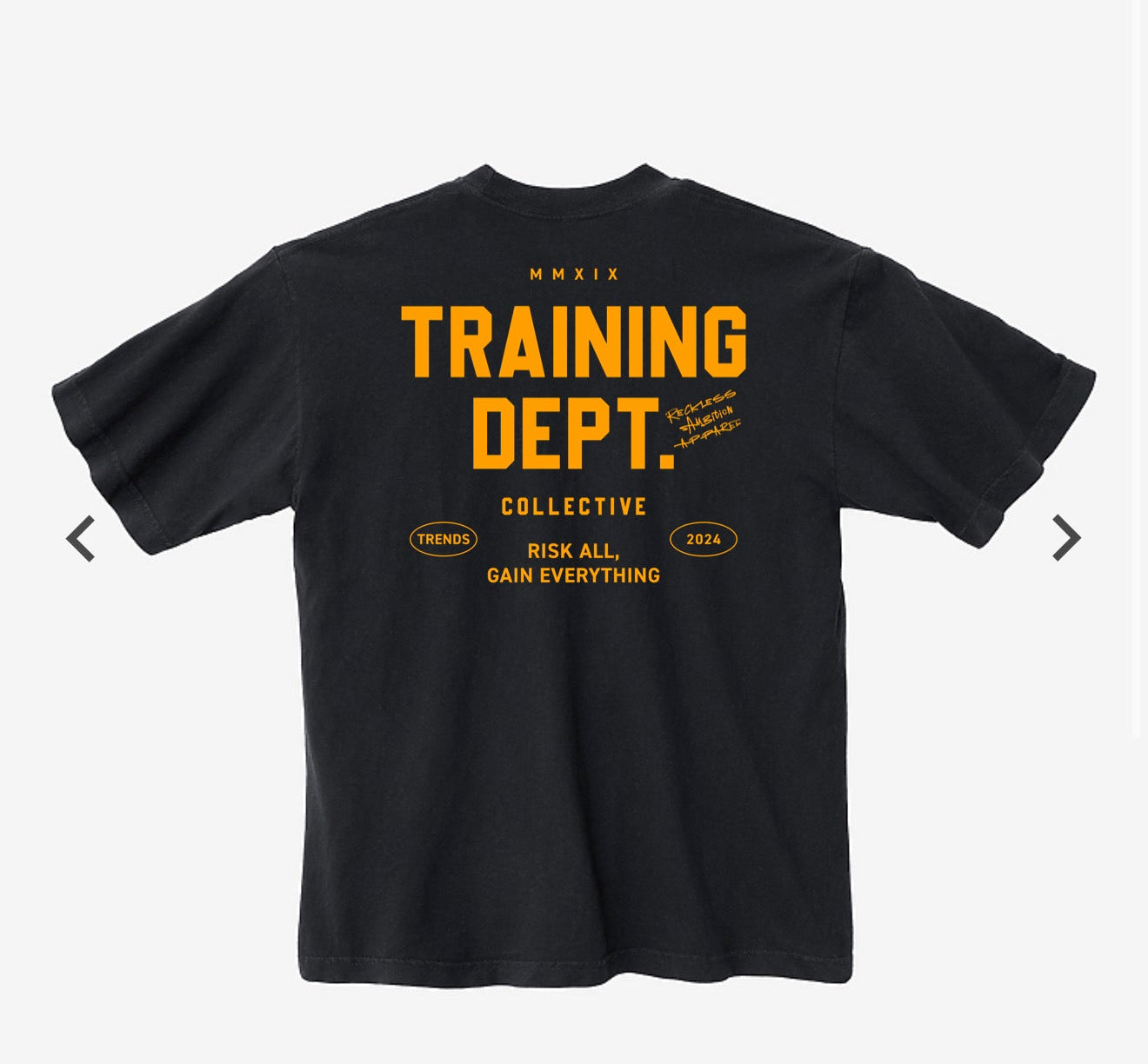 Training Dept. Tee — Black Edge