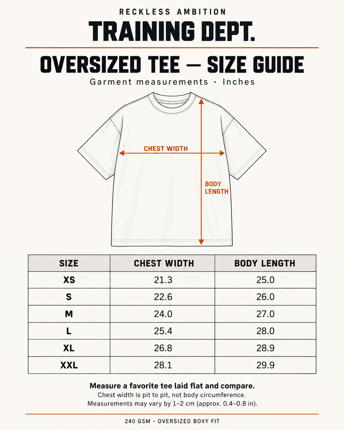 Training Dept. Tee — Black Edge